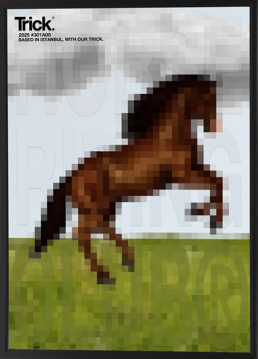 'HRC' HorseRidingClub Wallpaint.